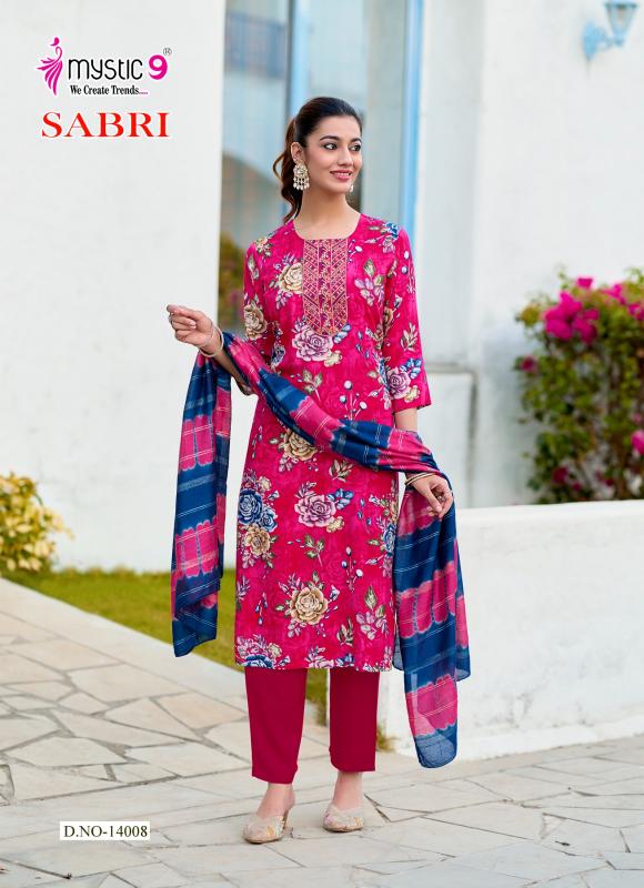 Mystic9 sabri vol 14 shree kurtis wholesale